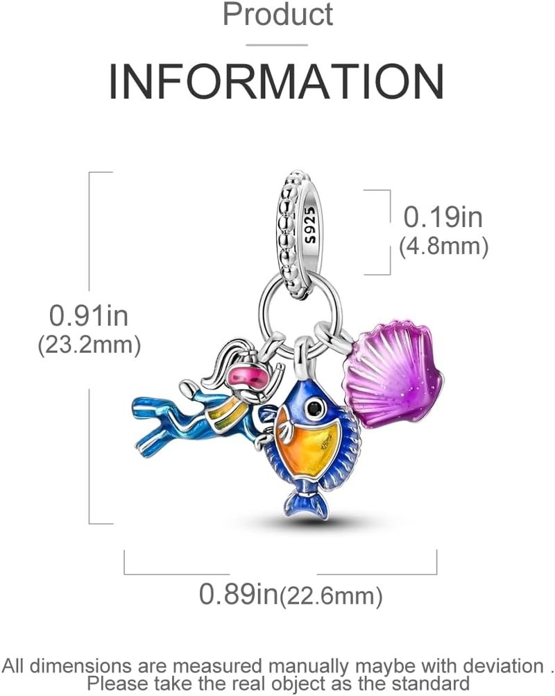 MULA 925 Sterling Silver Charms for Bracelets and Necklaces Lipstick and Bag Dangle Pendants Tower Camera Beads Jewelry Charms for Women - Image 4